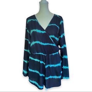 Love Stitch Blue Tie Dye Romper | NWT |